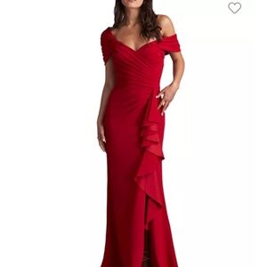 Striking Red Evening Gown NWT